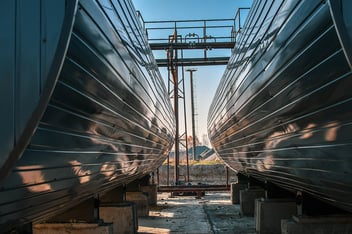 Image of a above ground tank